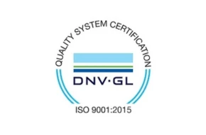 Quality system certification ISO 9001:2015